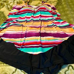 Women’s tankini and swim short set